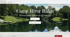 Desktop Screenshot of campriverridge.org
